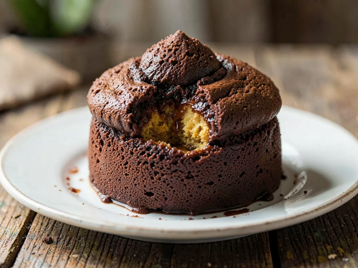 Dark Chocolate Souffle