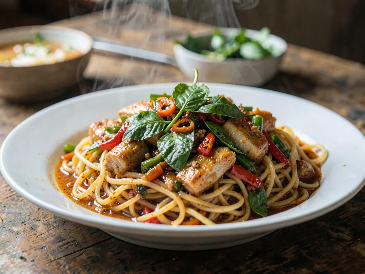 Drunken Noodles (Pad Kee Mao)