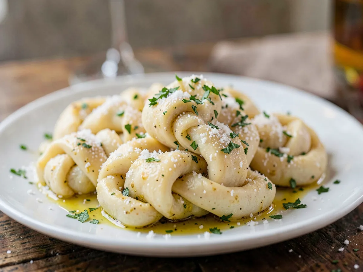 Garlic Parmesan Knots