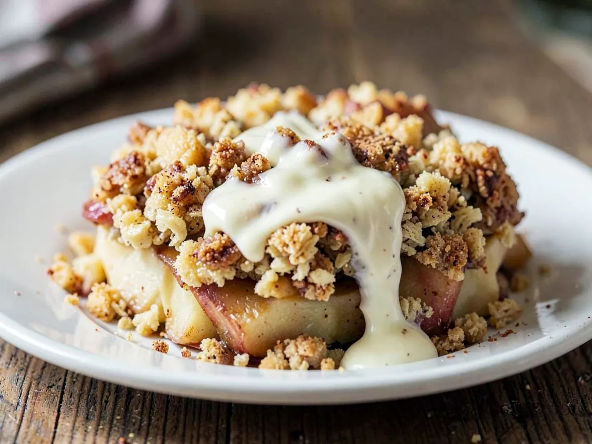 Crumble de manzana