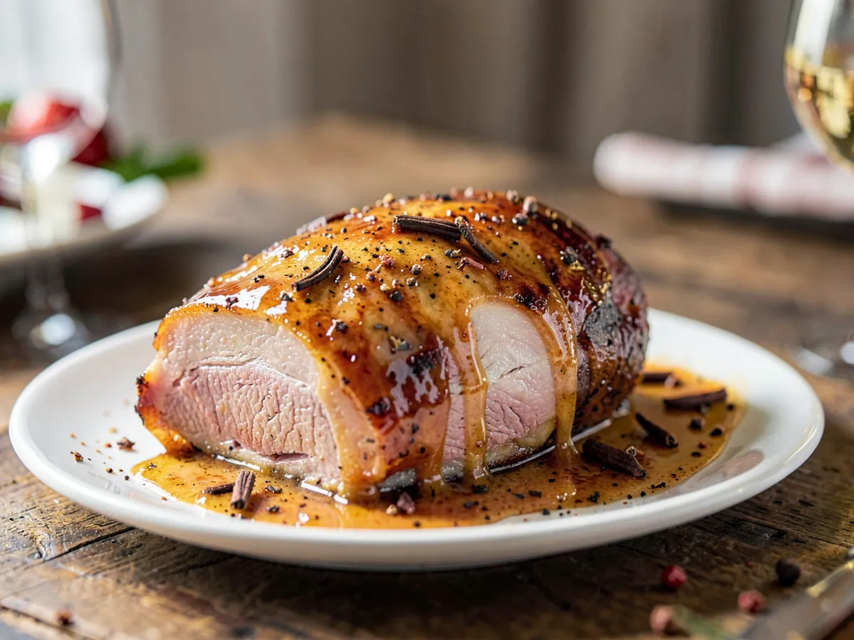 Honey Mustard Glazed Ham