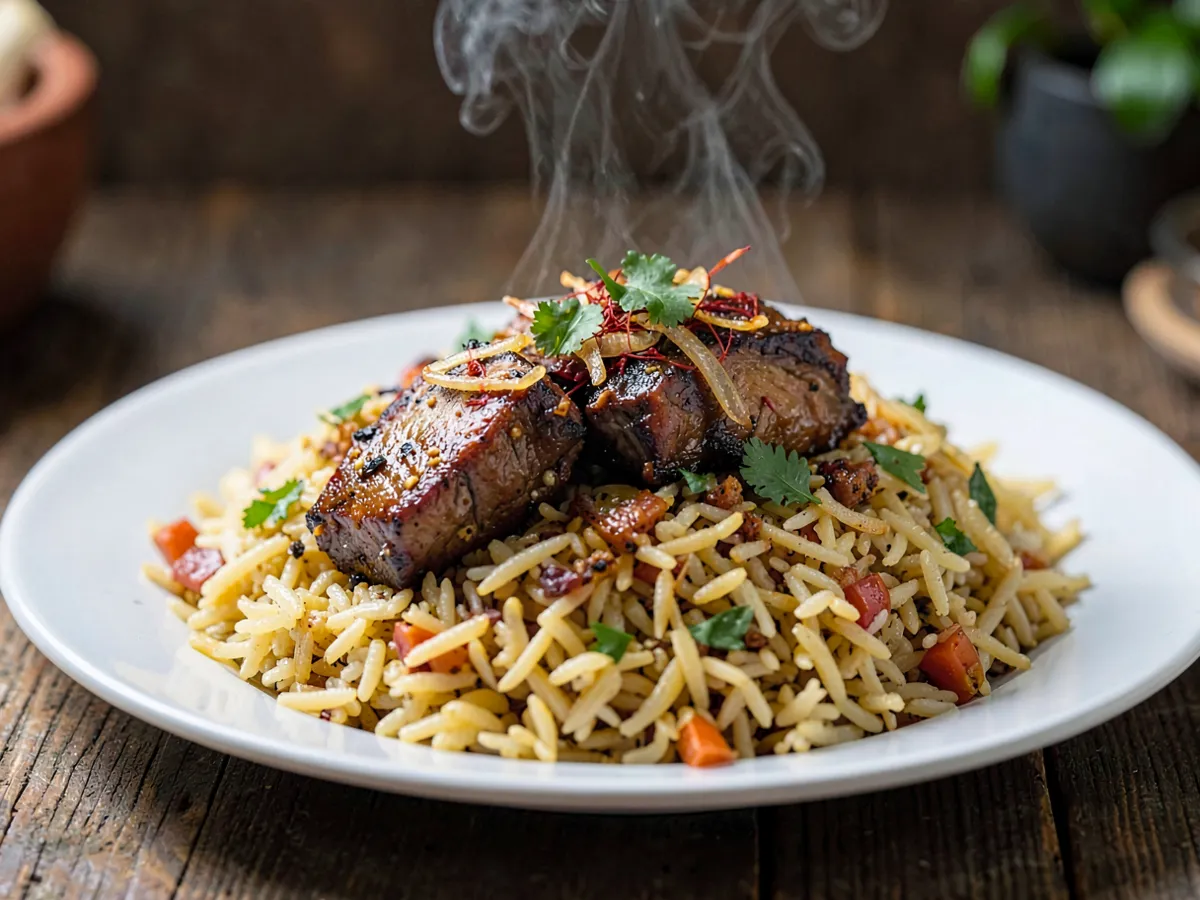 Biryani de Cordero