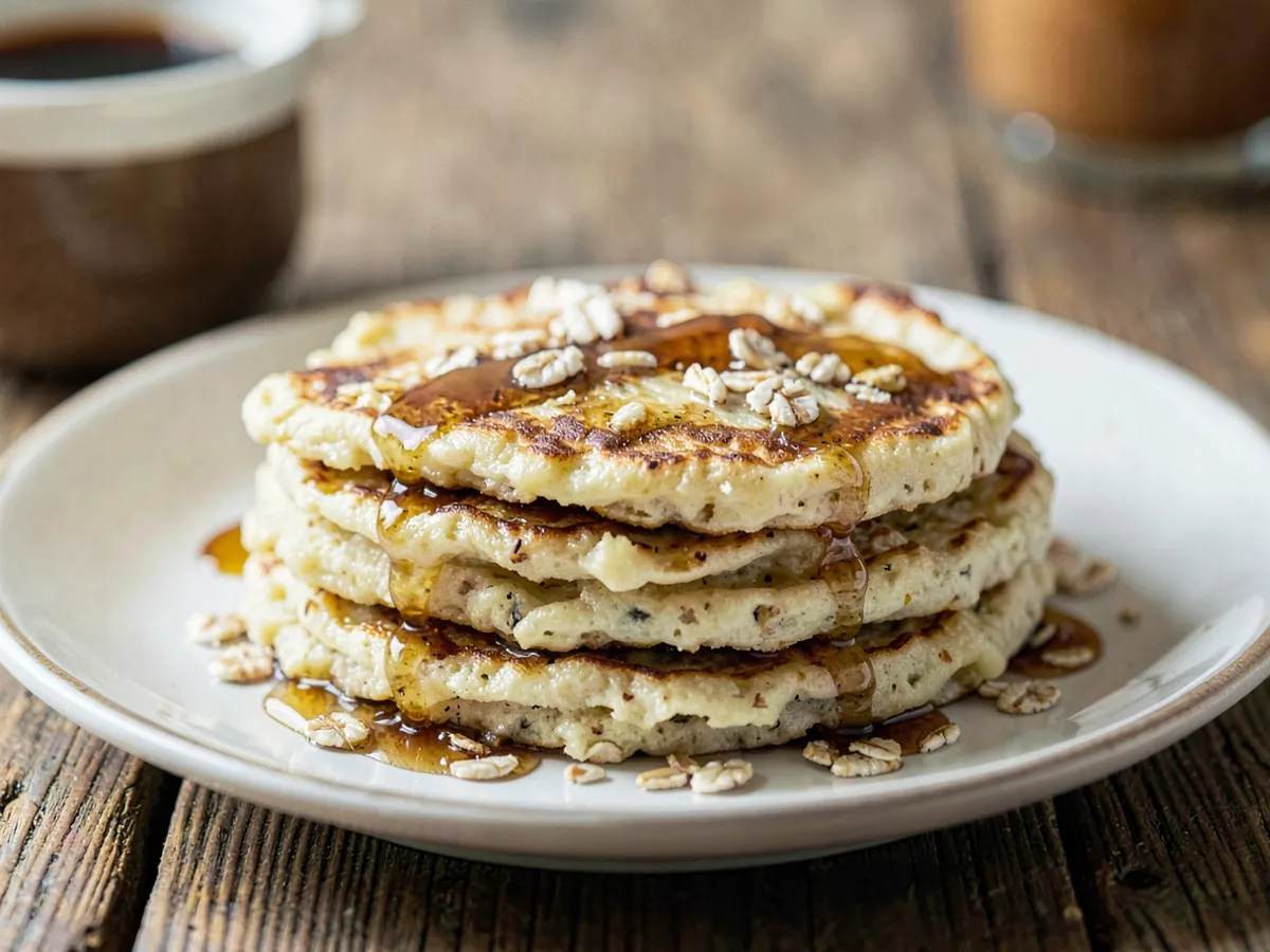 Tortitas de plátano y avena