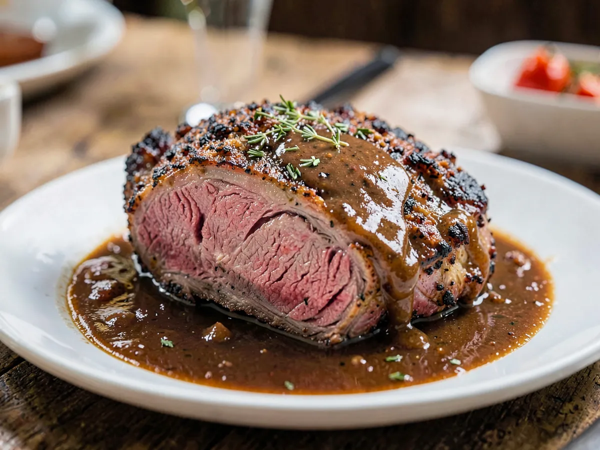 Roast Beef with Gravy