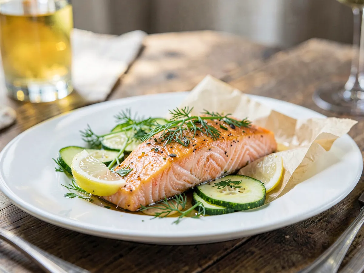 Salmon en Papillote
