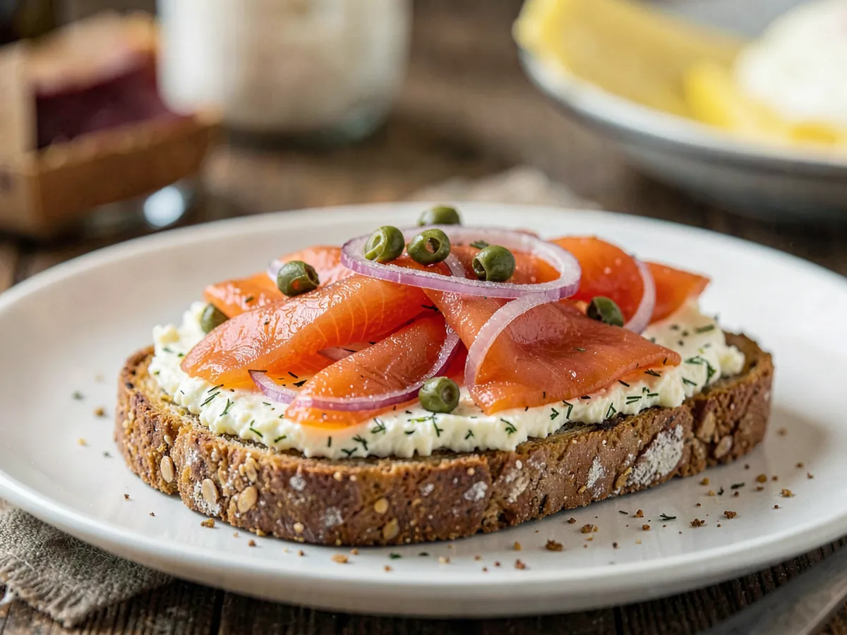 Smoked Salmon Toast