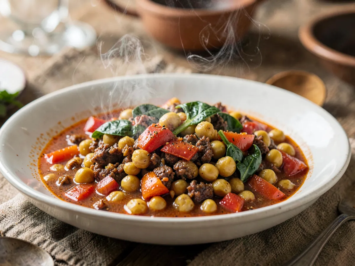 Spanish Chickpea and Chorizo Stew