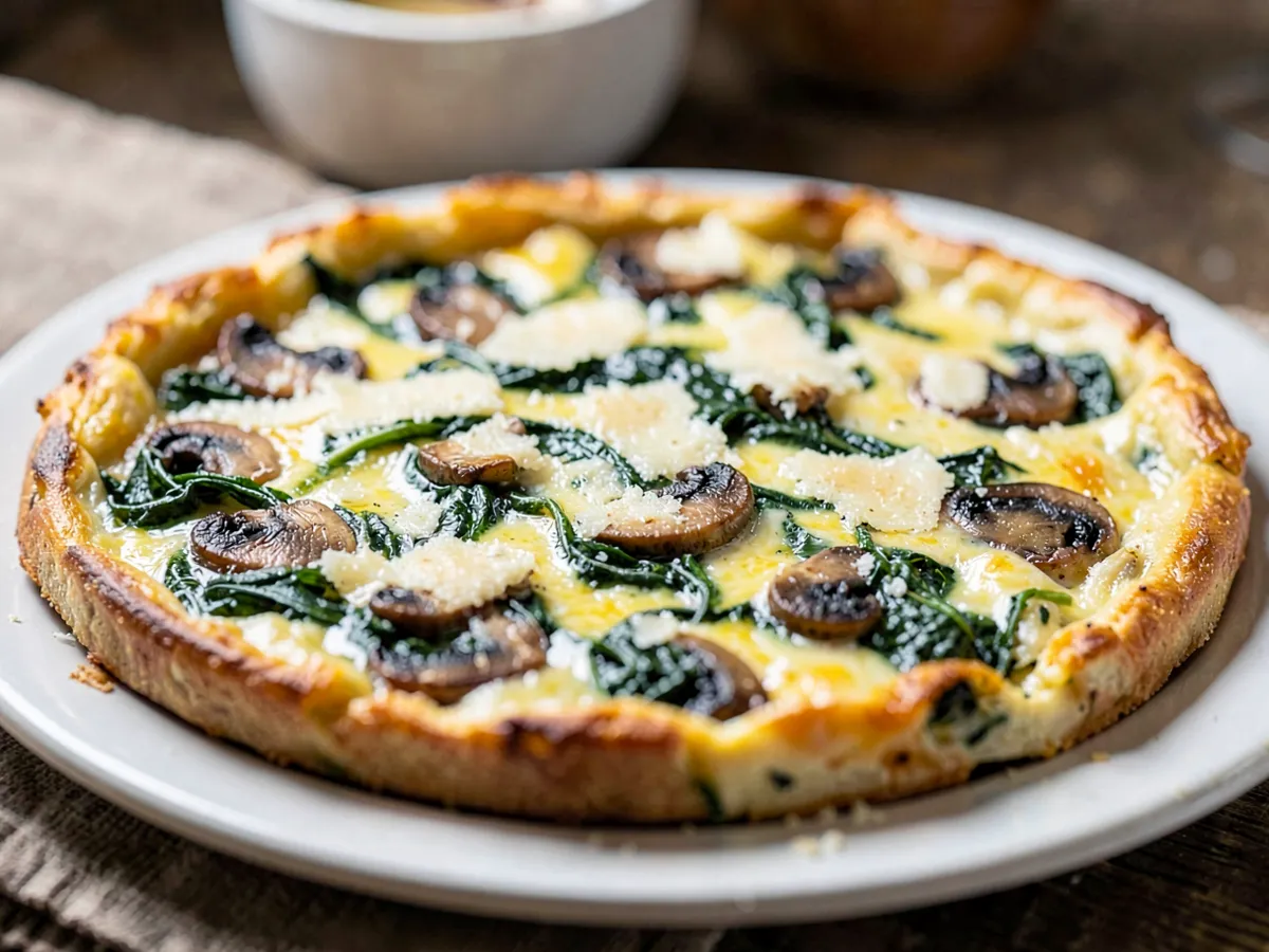 Spinach & Mushroom Frittata