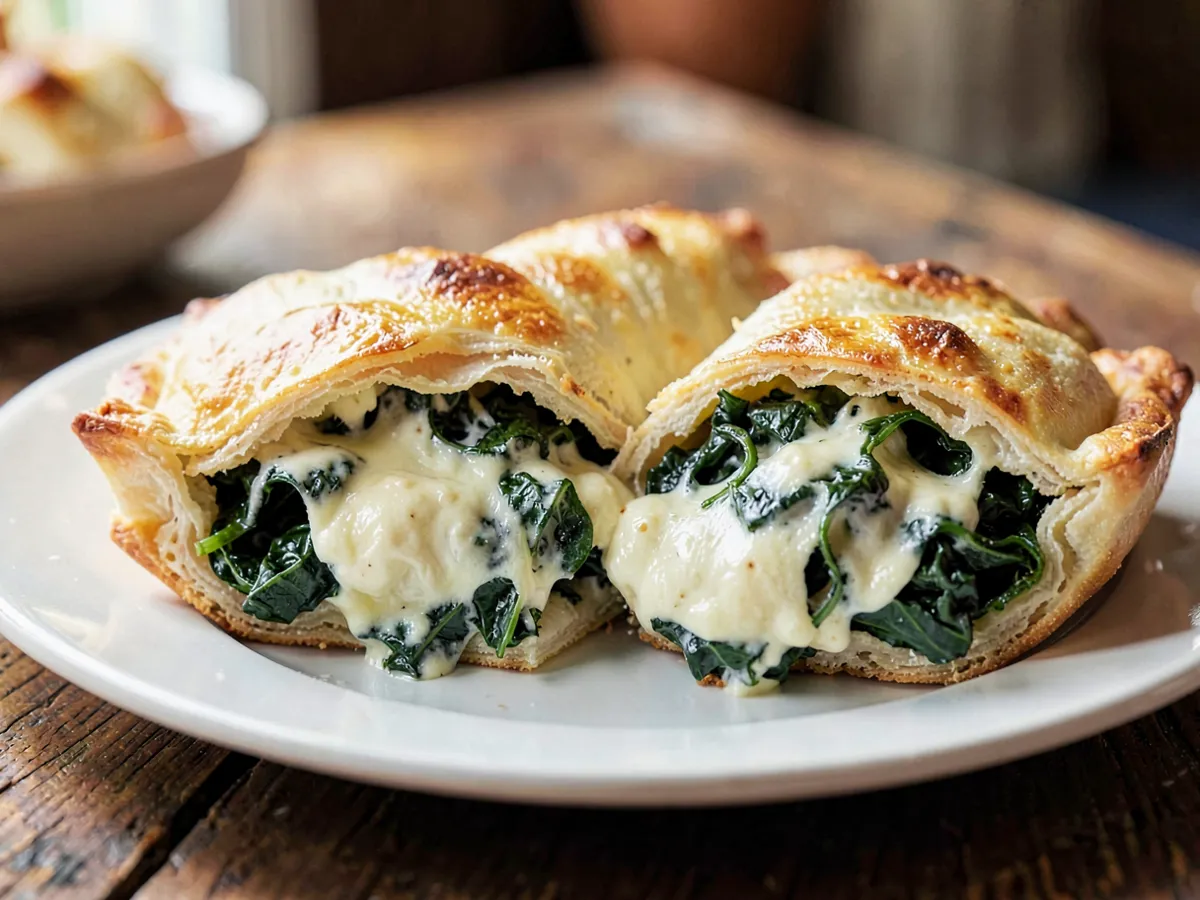 Spinach Ricotta Calzone
