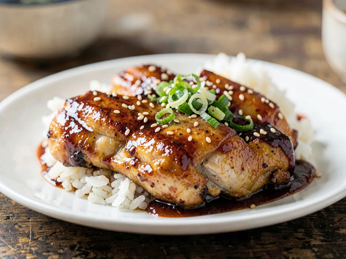 Pollo teriyaki