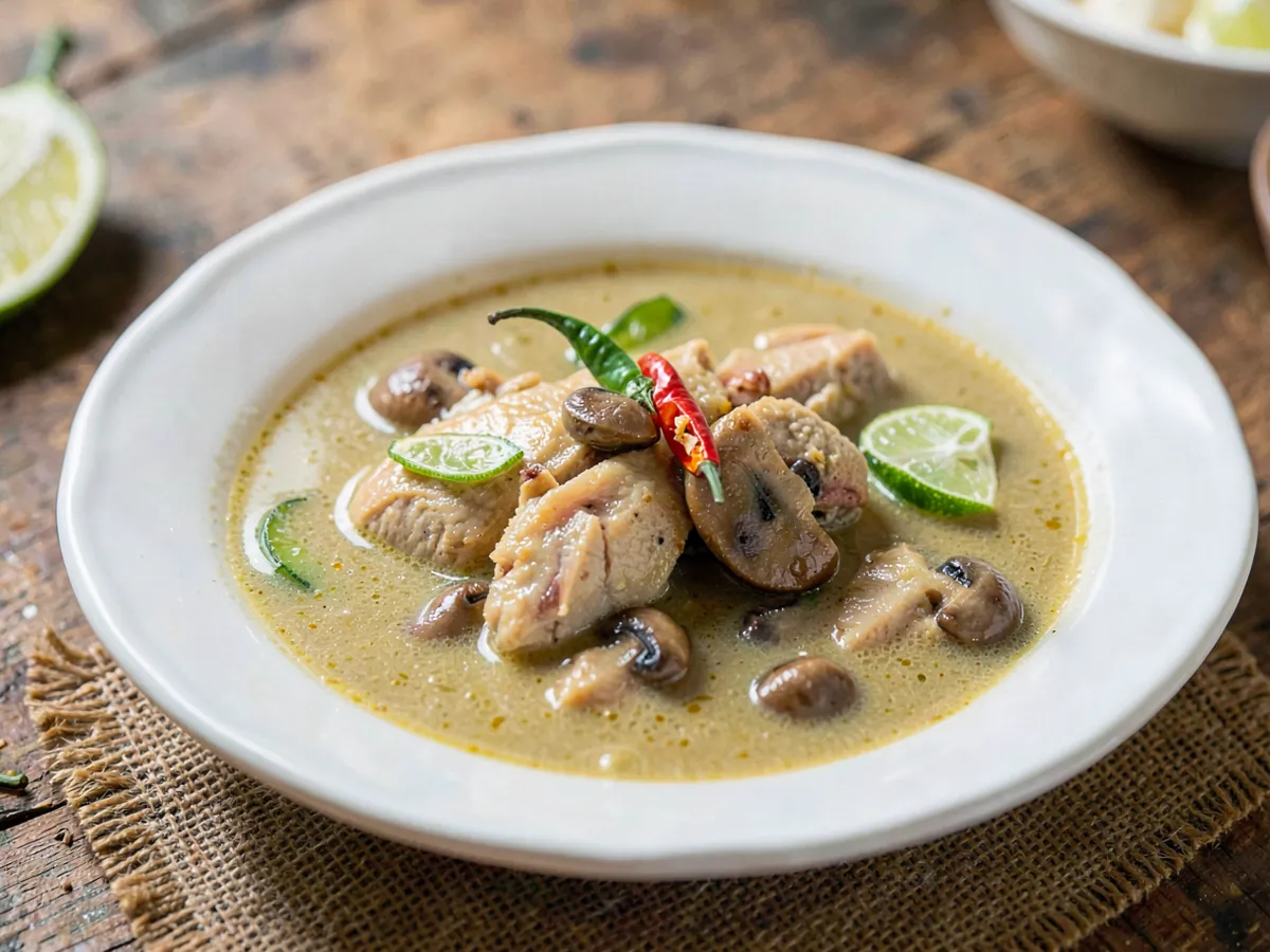 Thai Coconut Chicken Soup