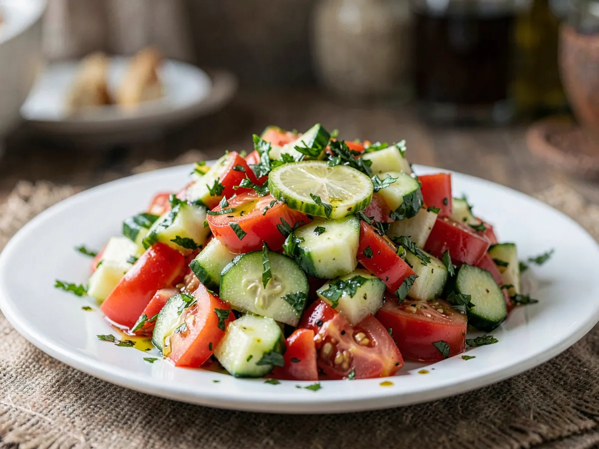 Tomato & Cucumber Salad