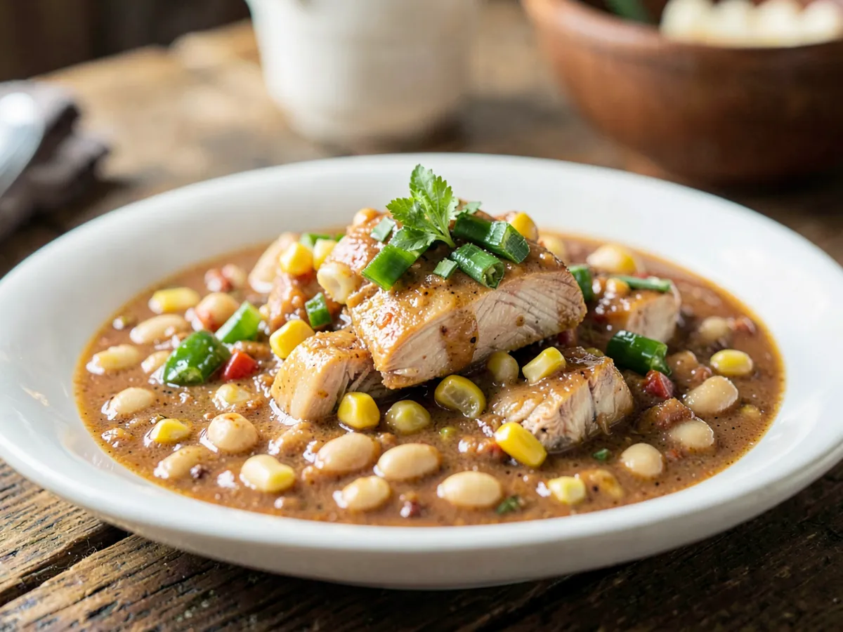 Chili blanco de pollo