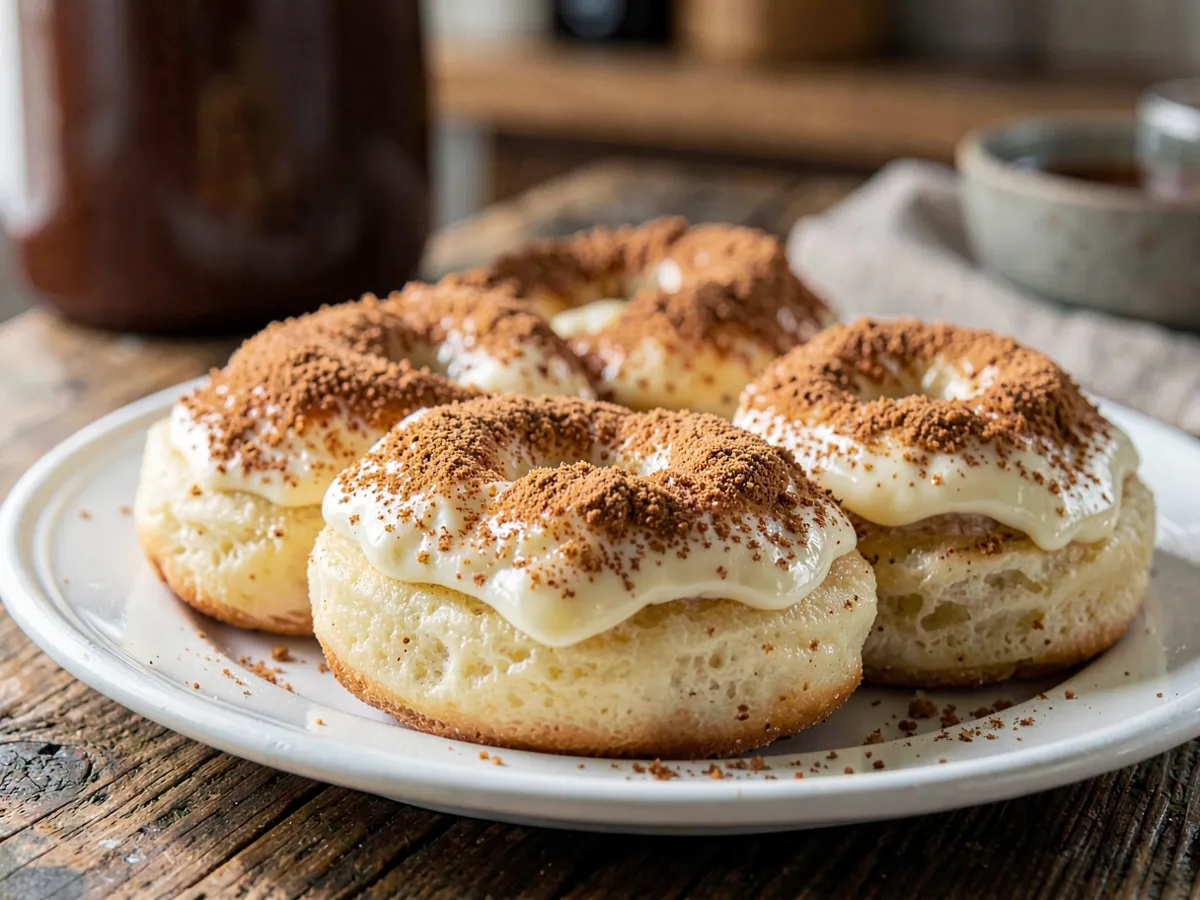 Air Fryer Cinnamon Sugar Doughnuts