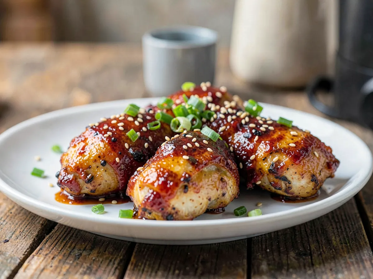 Air Fryer Gochujang Chicken Thighs