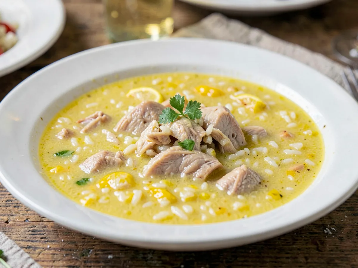 Avgolemono Chicken Soup