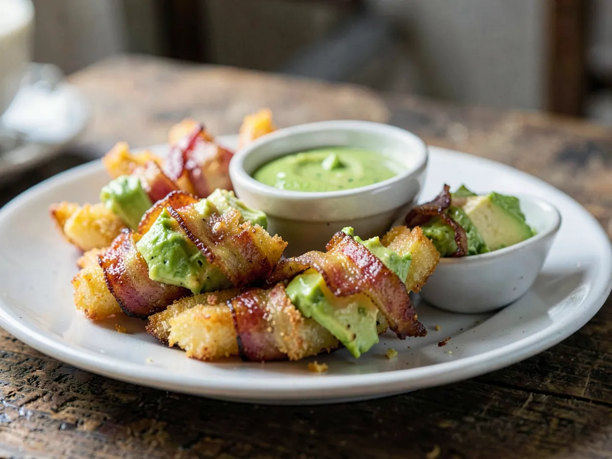 Bacon-Wrapped Avocado Fries