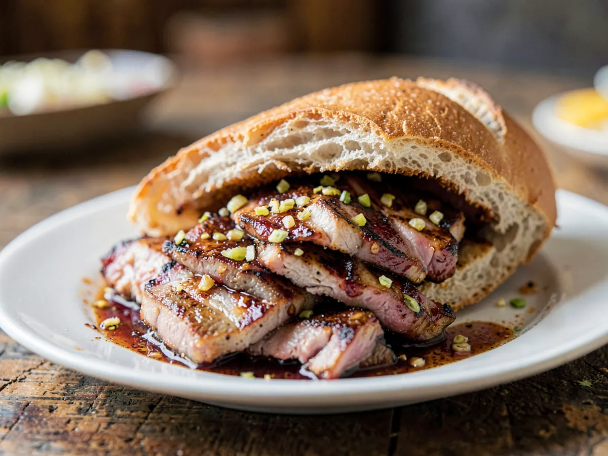 Bifana (sándwich de cerdo portugués)