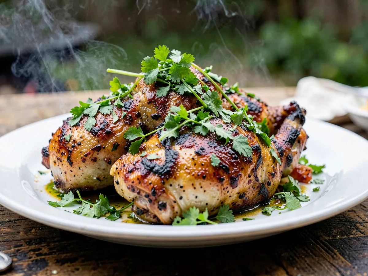 Brazilian Grilled Chicken with Chimichurri