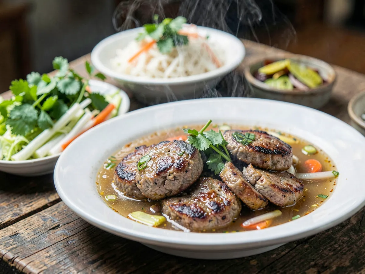 Bun Cha Hanoi (Grilled Pork Vermicelli)