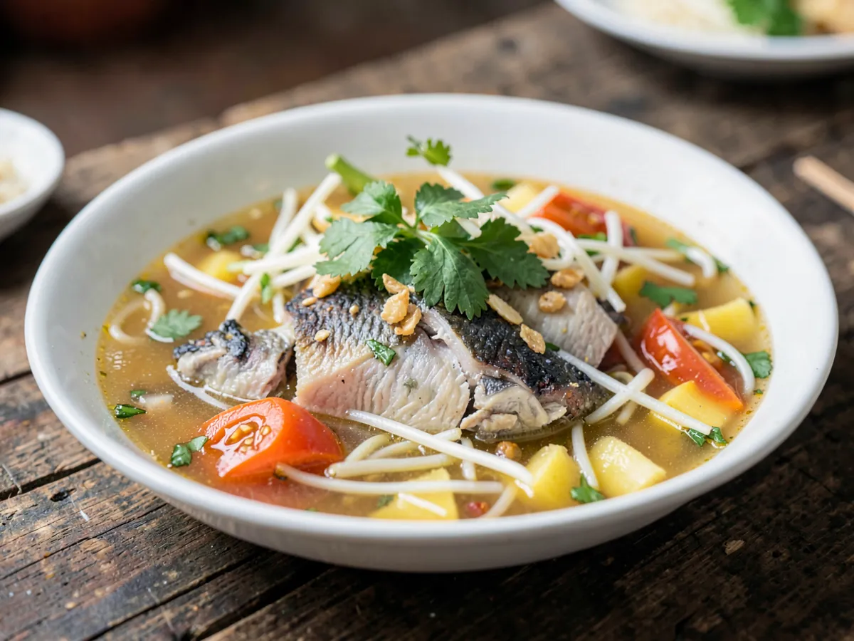 Canh Chua Ca (Sweet and Sour Fish Soup)