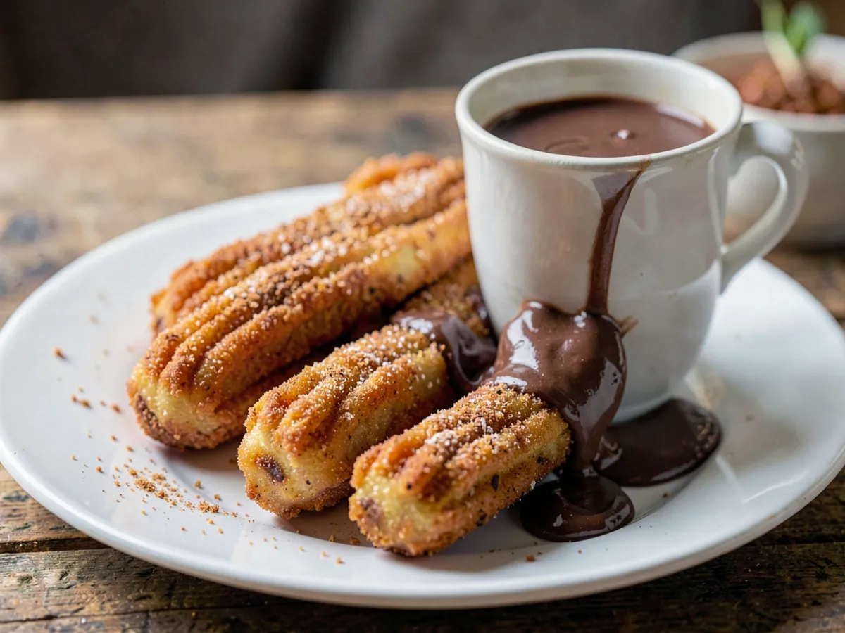 Churros con Chocolate