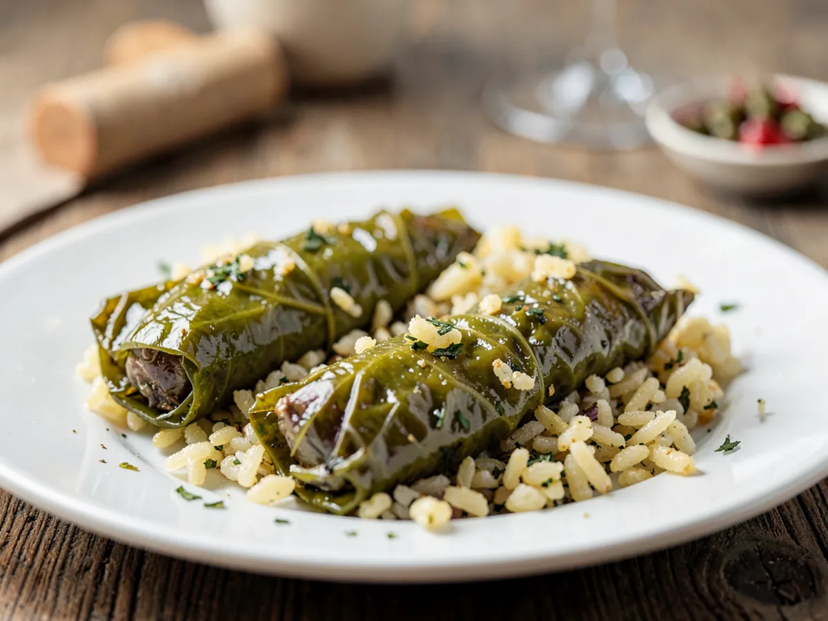 Dolmades (Stuffed Grape Leaves)