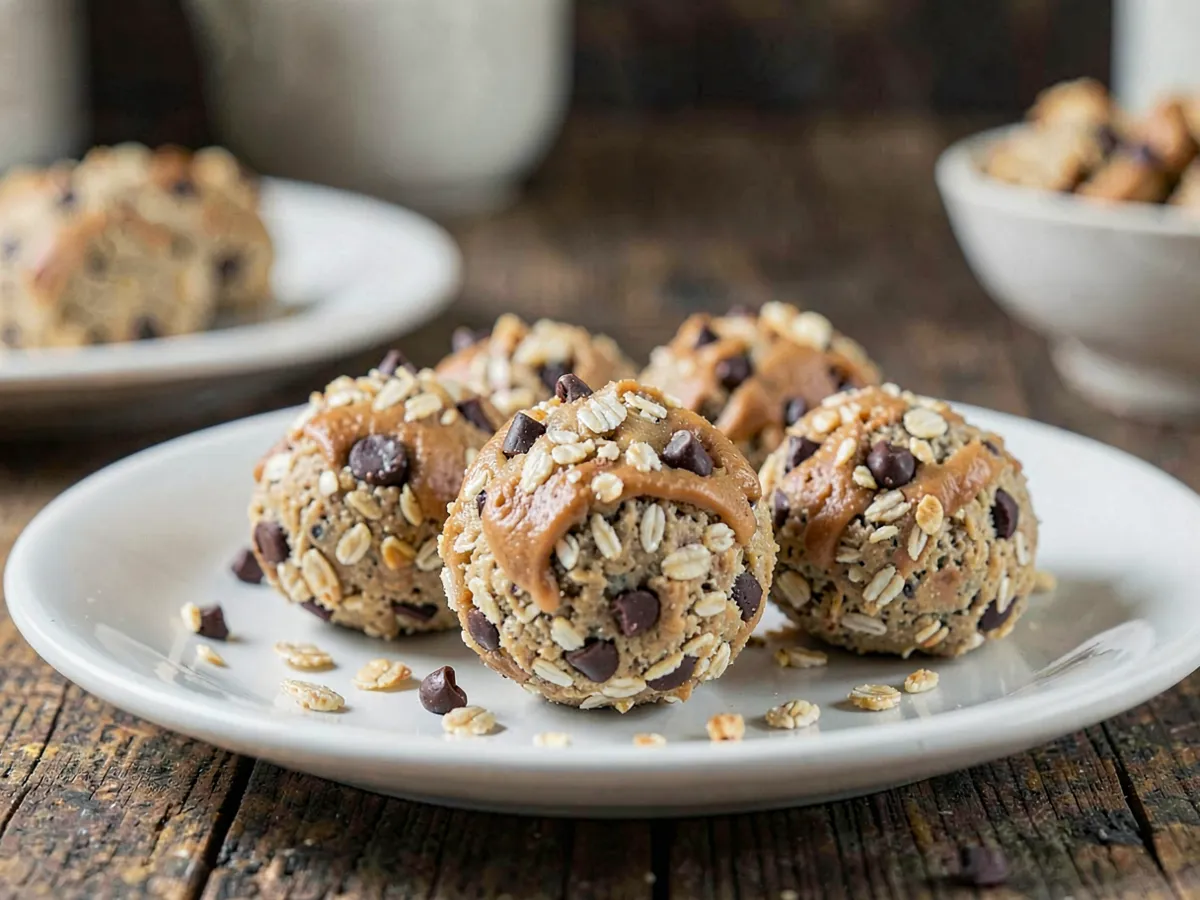 Bolitas Energéticas de Mantequilla de Cacahuete