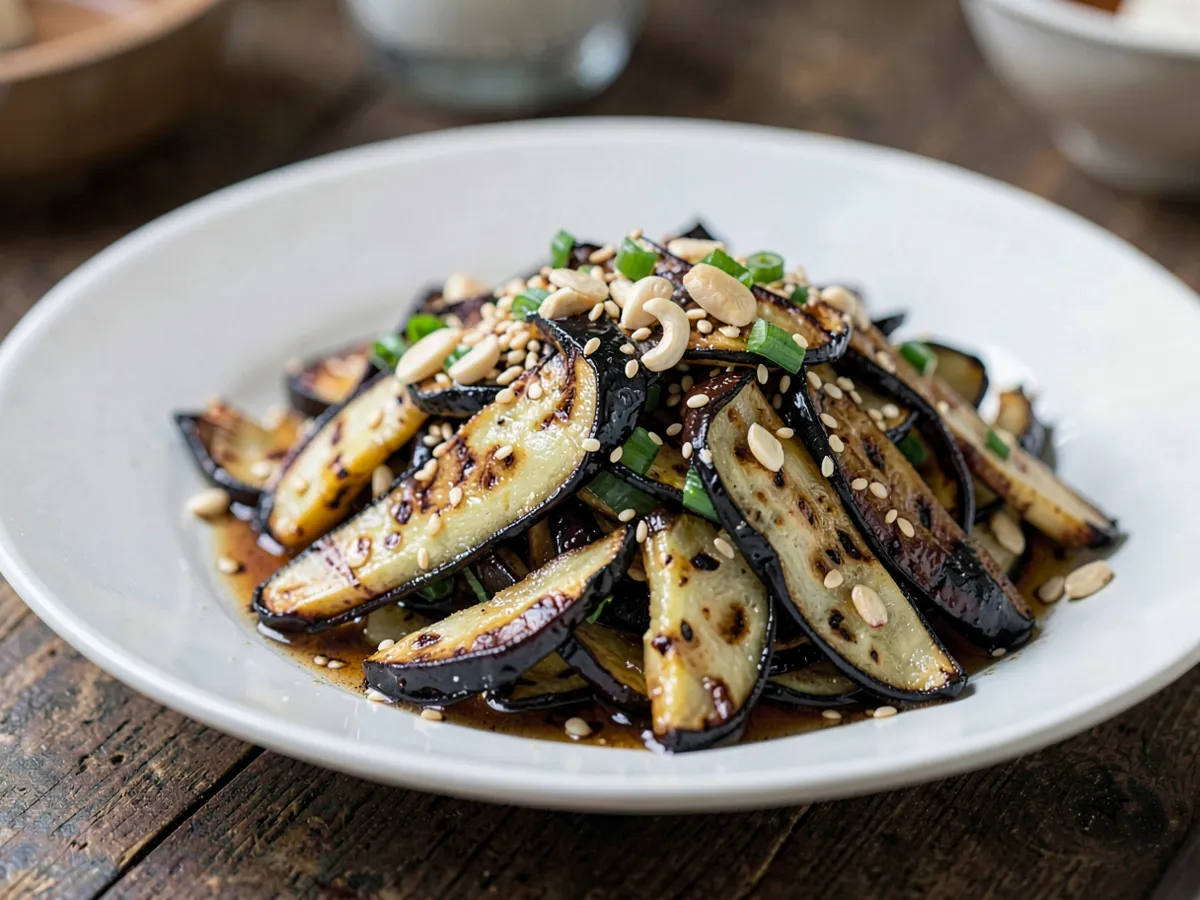 Gaji Namul (Grilled Eggplant Salad)