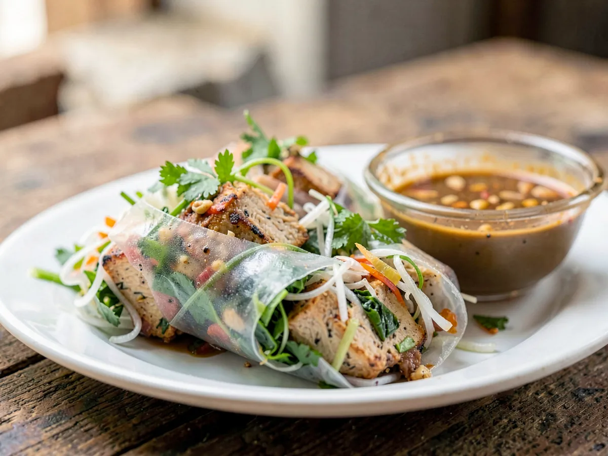 Goi Cuon Chay (Vegan Fresh Spring Rolls)
