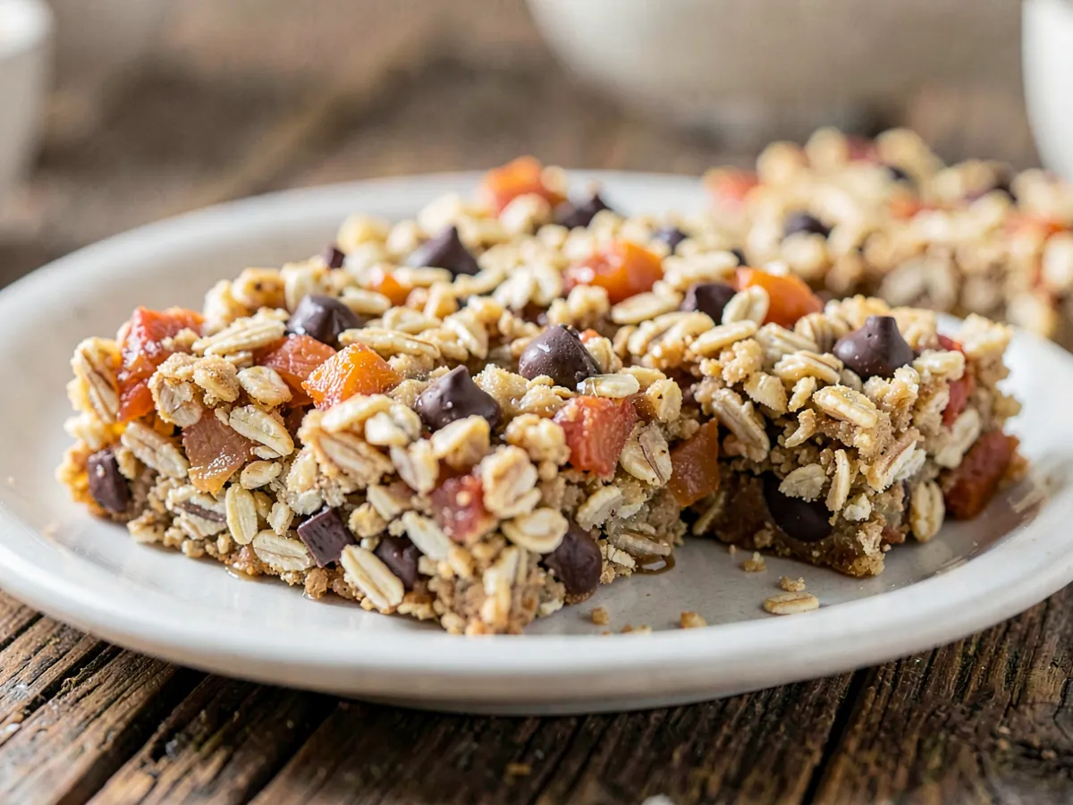 Barritas de Granola con Miel y Avena