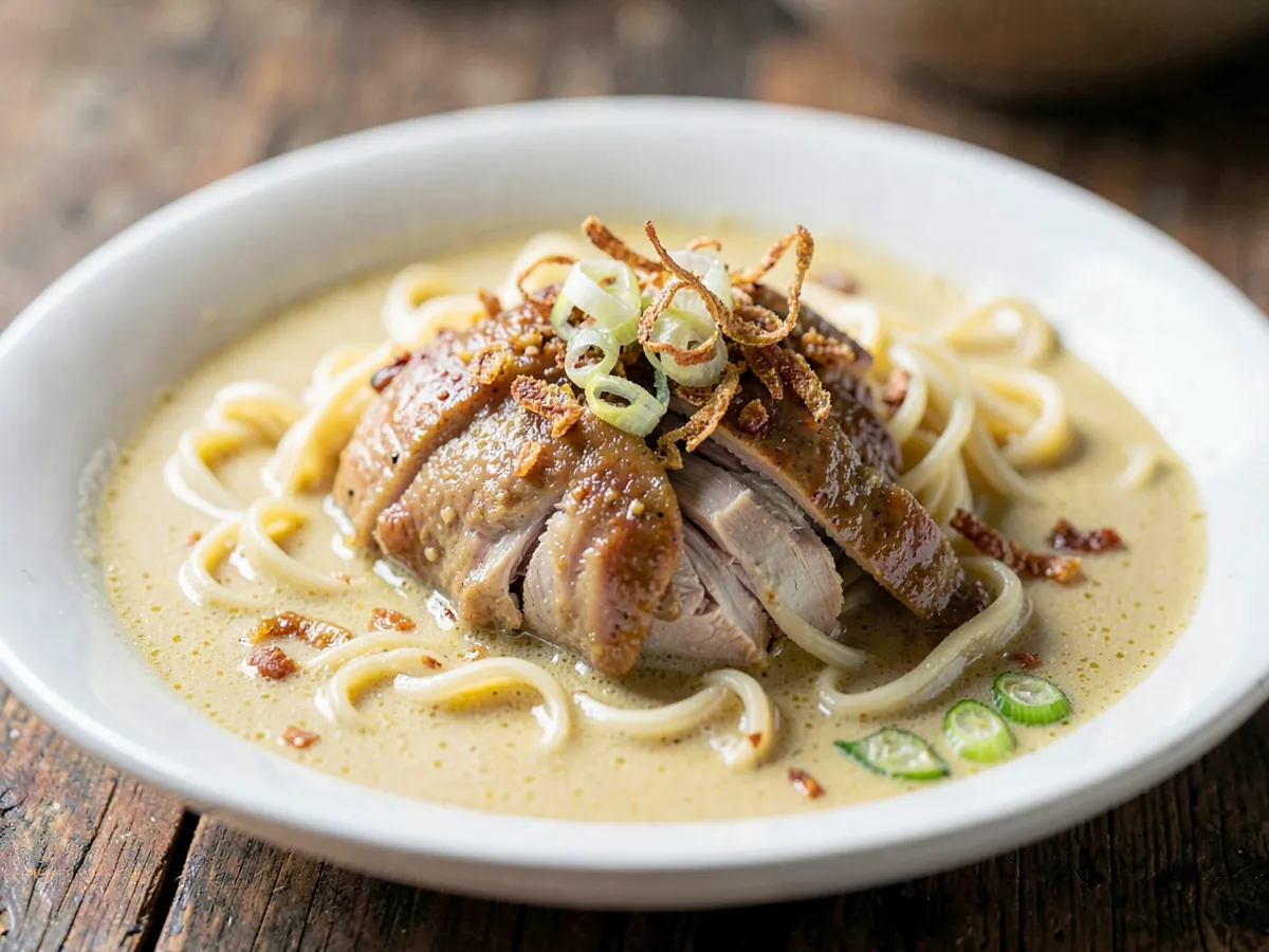 Khao Soi Gai (Thai Curry Noodle Soup)
