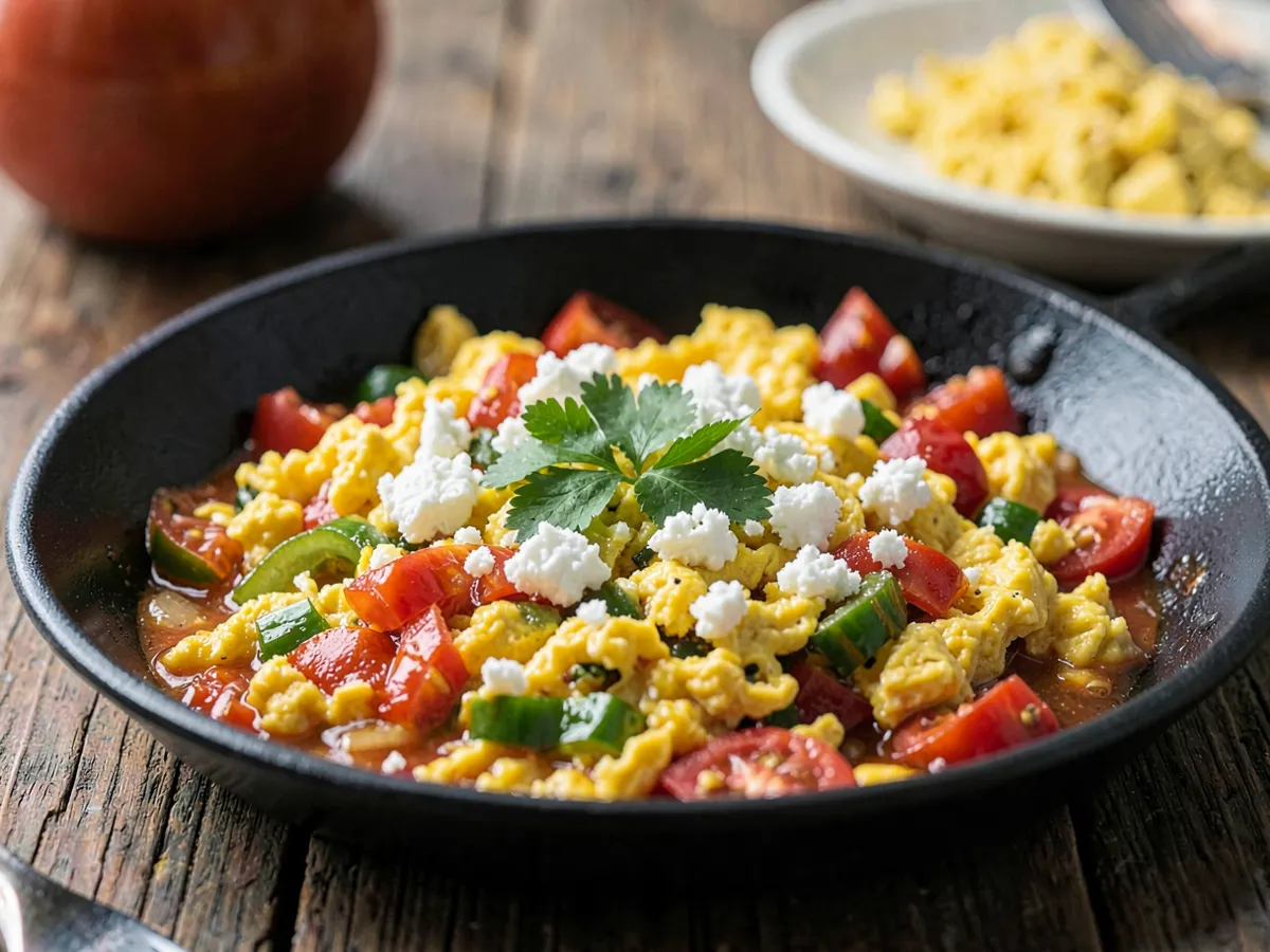 Menemen (Turkish Scrambled Eggs)