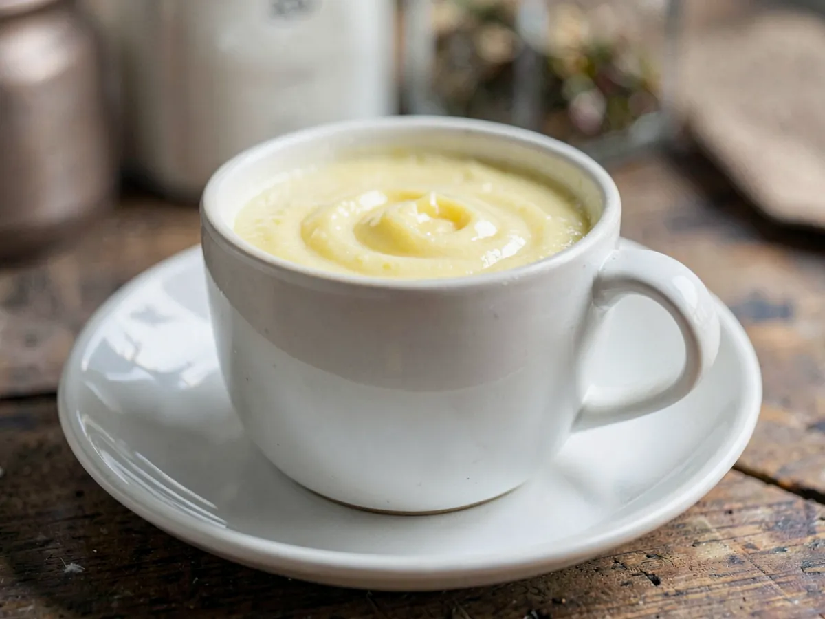 Microwave Lemon Curd in a Mug