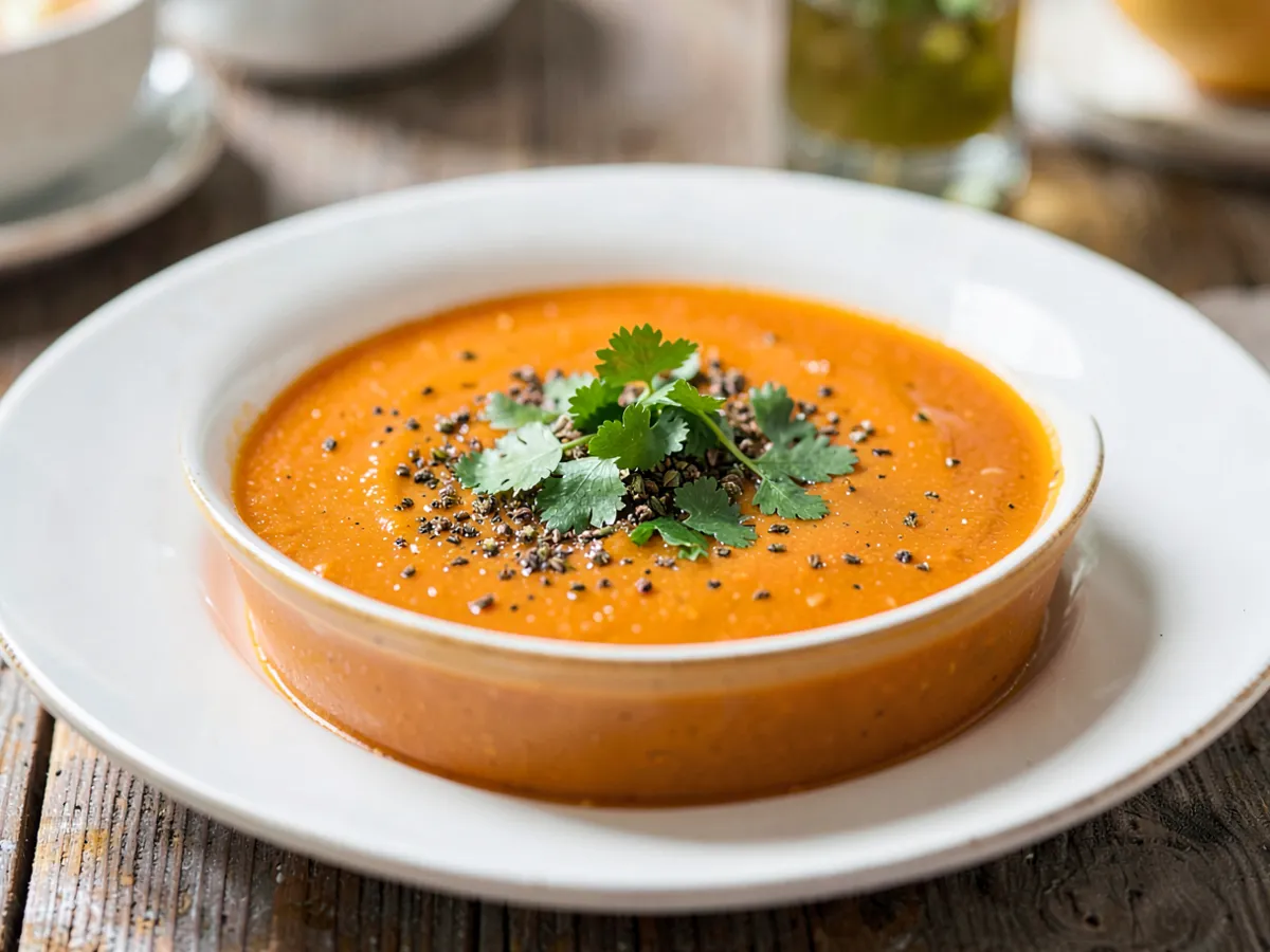 Carrot and Coriander Soup