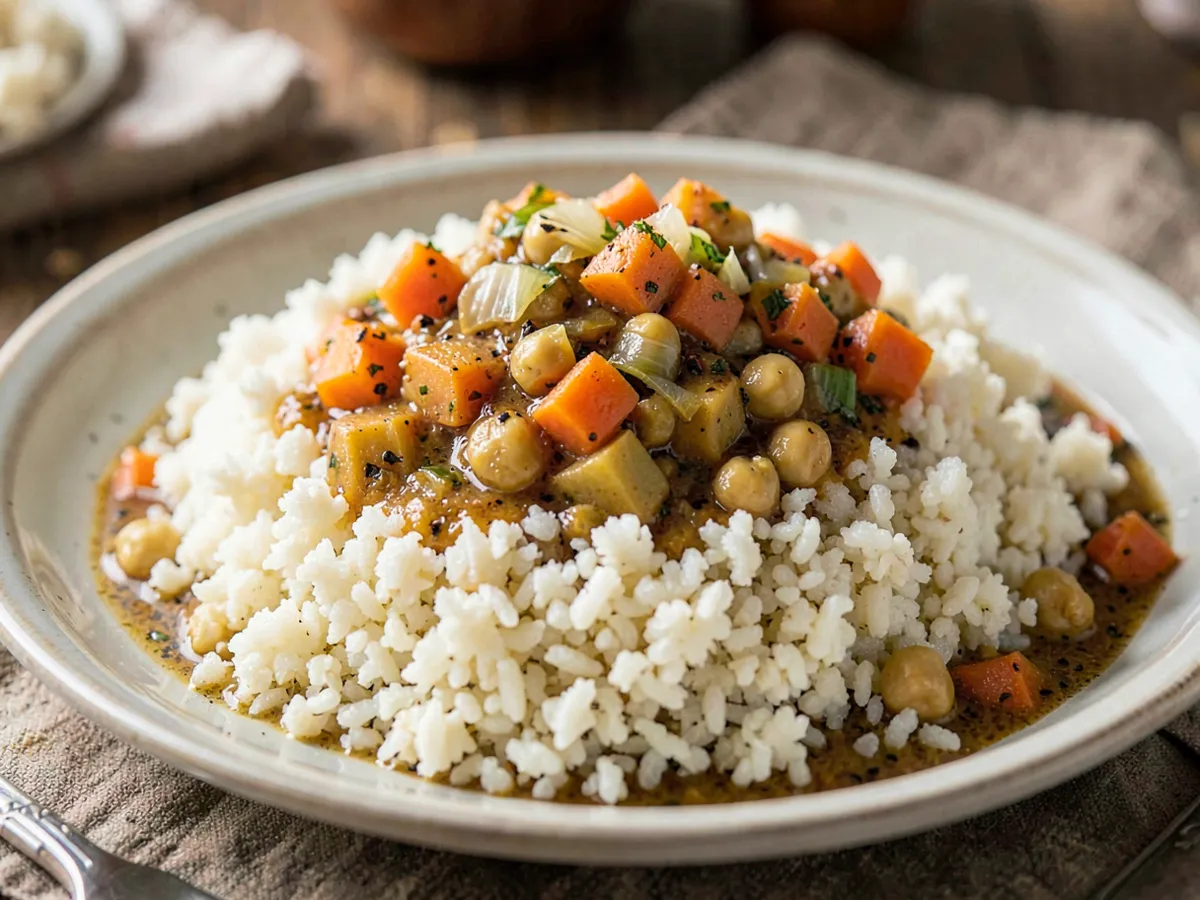 Cuscús marroquí de siete verduras