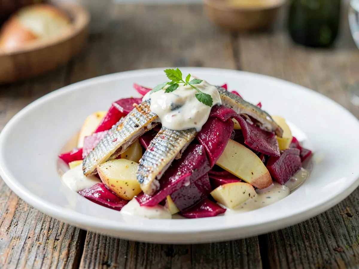 Nordic Beetroot Herring Salad