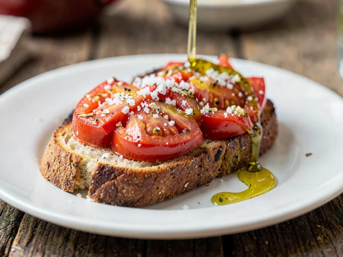 Pan con Tomate