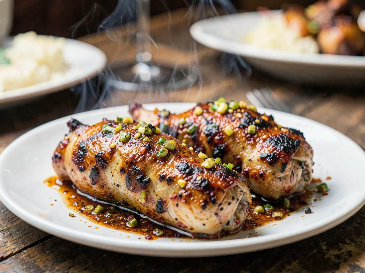 Muslos de pollo piri piri portugueses