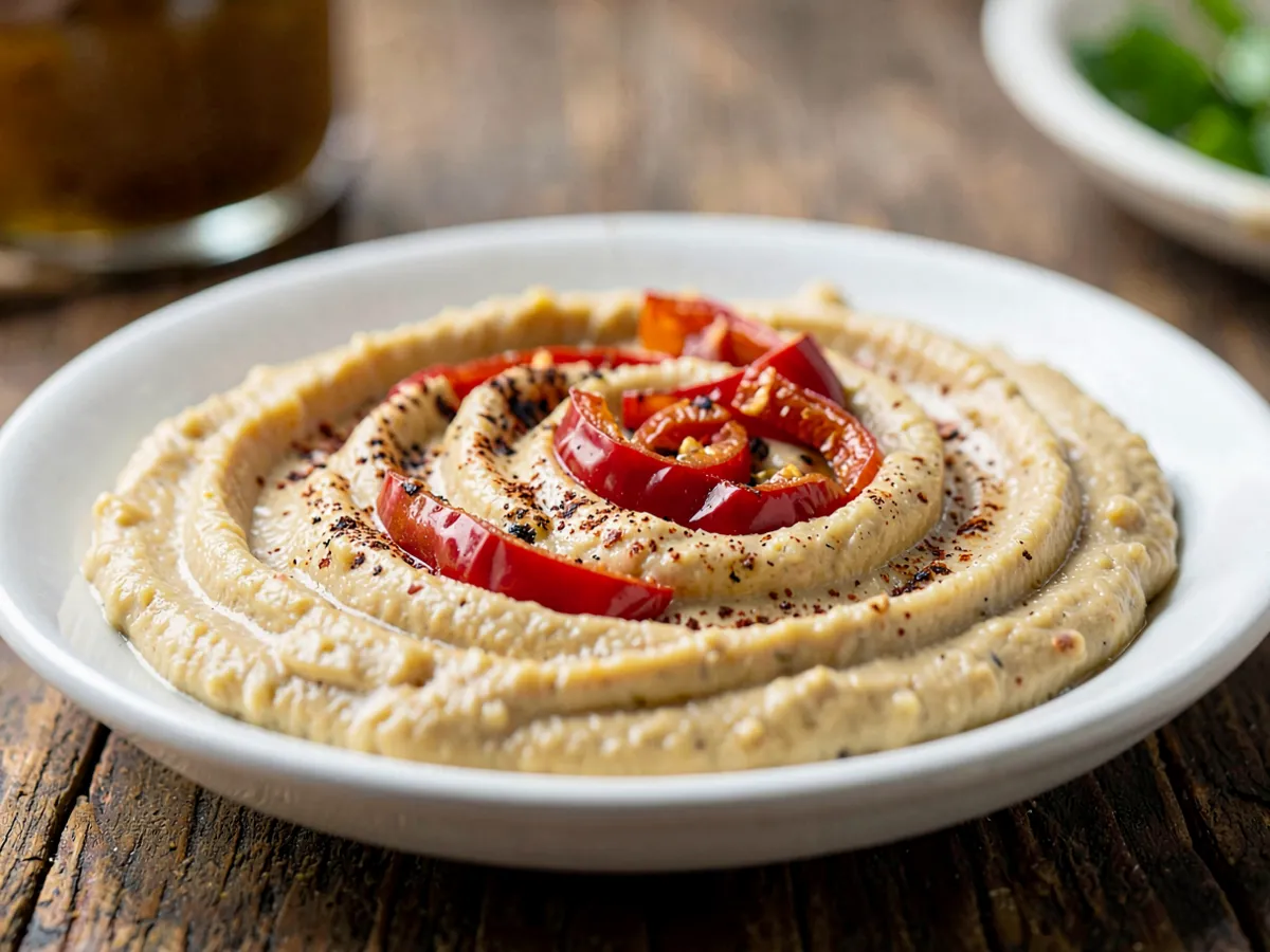 Roasted Red Pepper Hummus