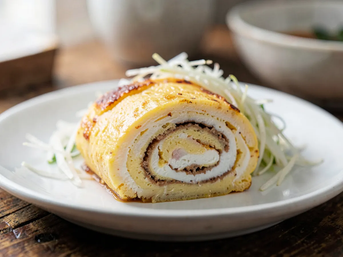 Tamagoyaki (tortilla enrollada)