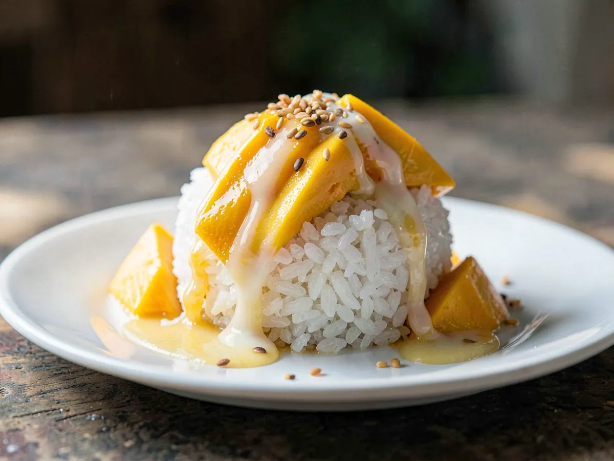 Thai Mango Sticky Rice (Khao Niew Mamuang)