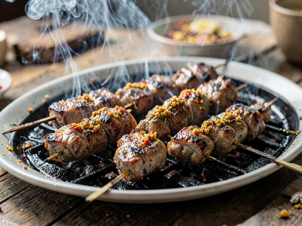 Turkish Adana Kebab Skewers