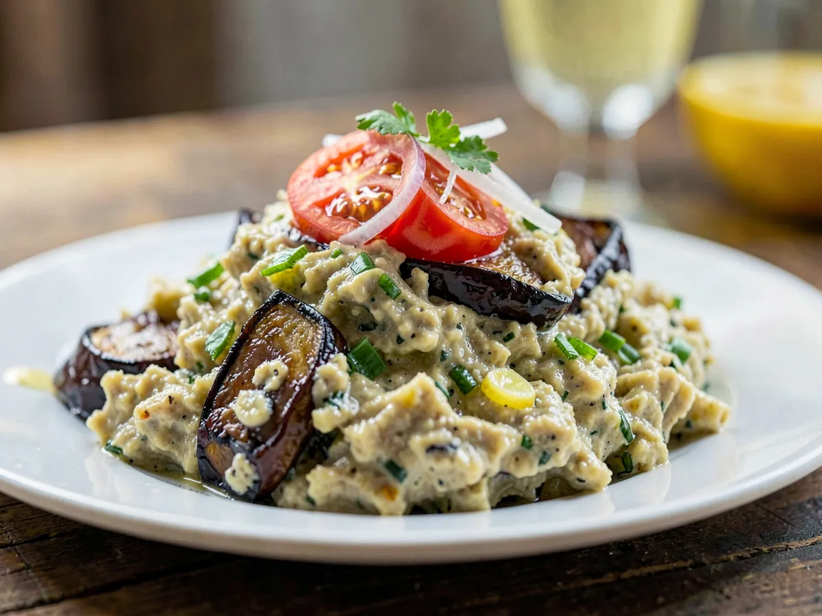 Vegan Turkish Smoky Eggplant Salad