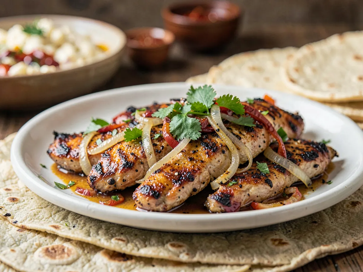 Fajitas de pollo