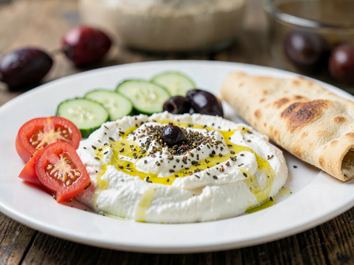Za'atar Labneh Breakfast Plate
