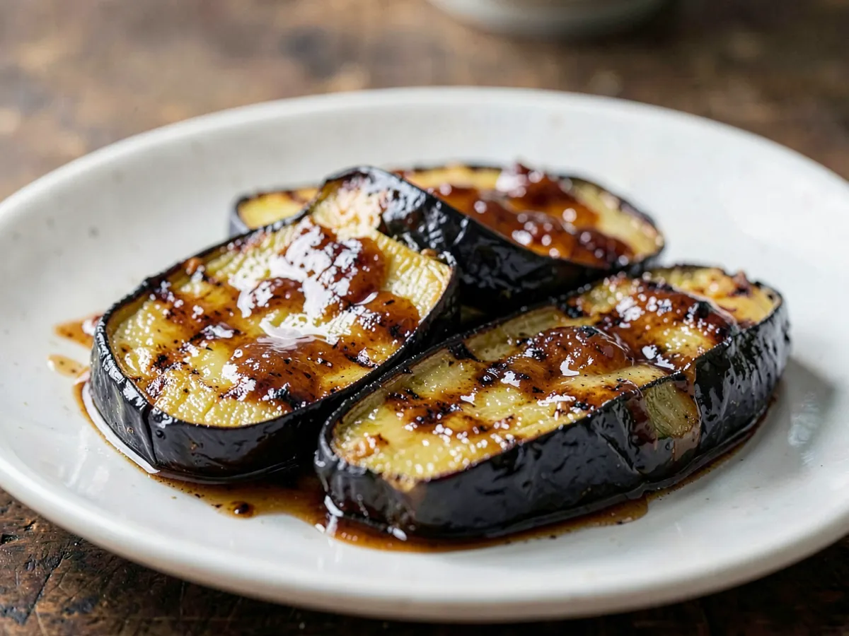 Japanese Miso-Glazed Eggplant