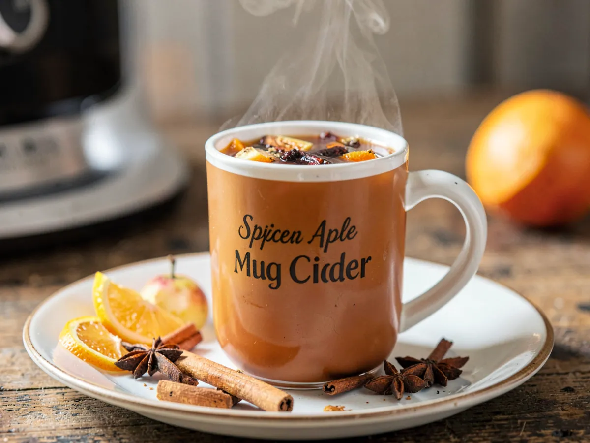 Microwave Spiced Apple Mug Cider