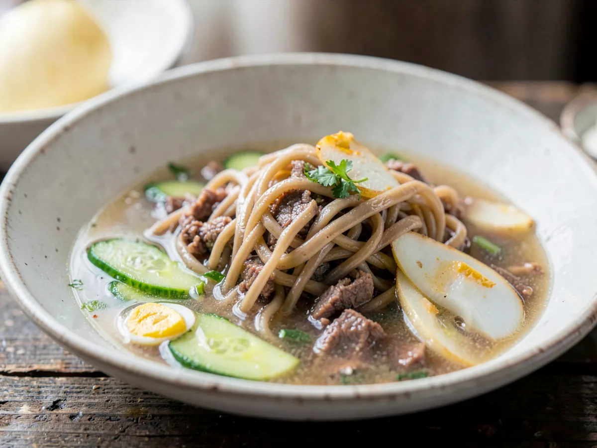 Naengmyeon Cold Noodles