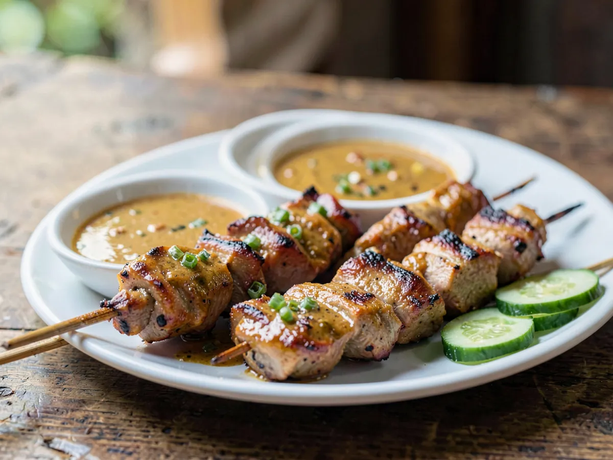 Thai Pork Satay Skewers (Moo Satay)